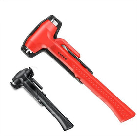 Safety hammer for breaking glass and cutting seatbelts. - NexoEden