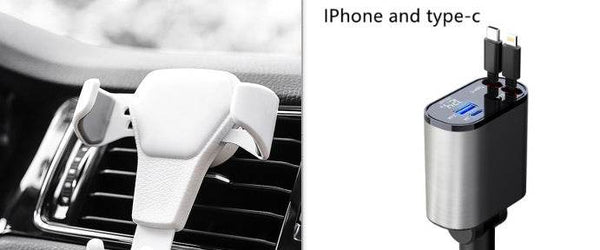 Gravity buckle-type mobile phone holder for car - NexoEden