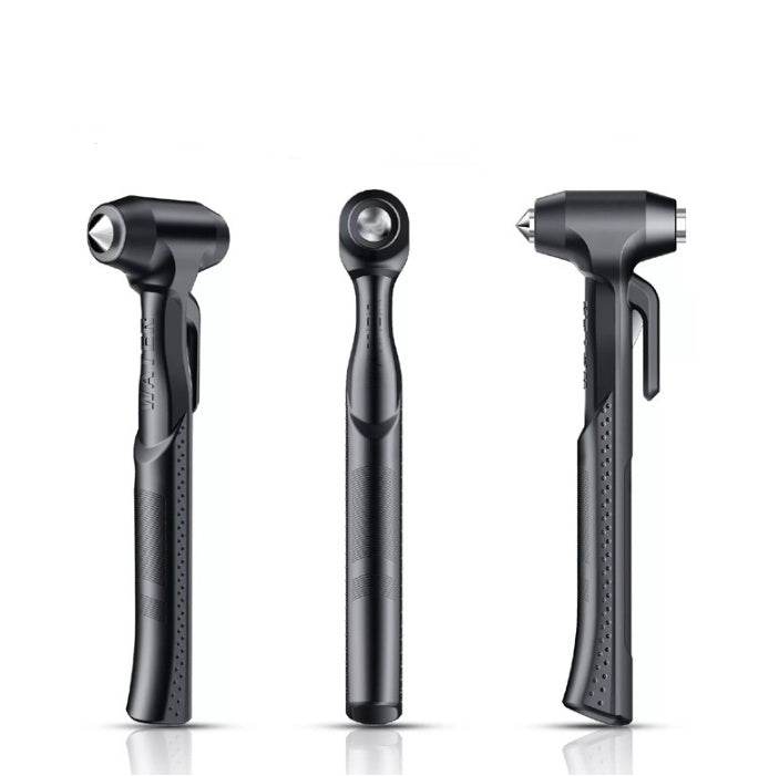 Safety hammer for breaking glass and cutting seatbelts. - NexoEden