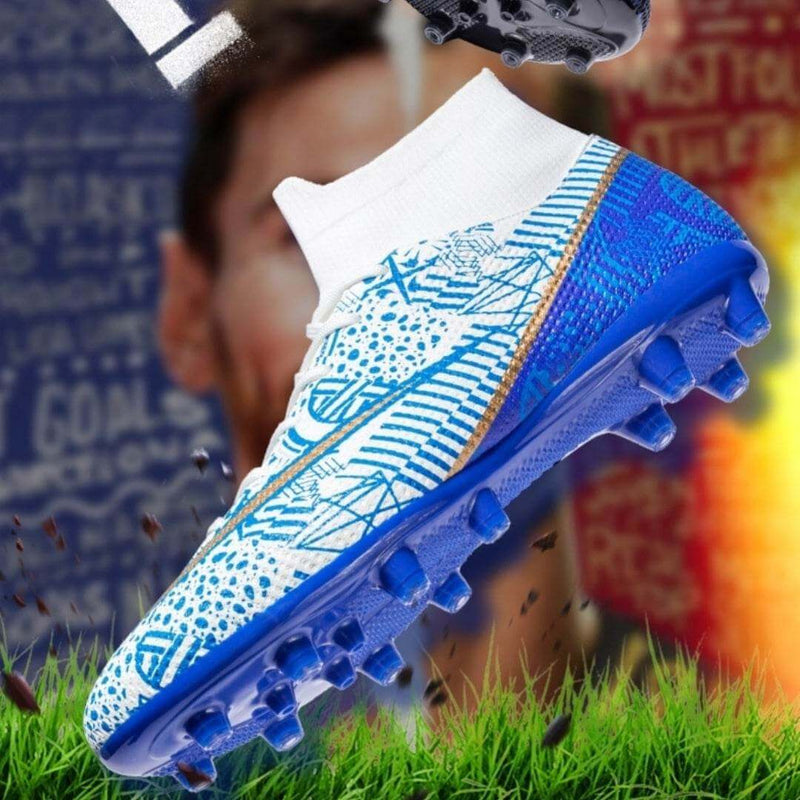 Firm Ground Football Boots, Breathable and High-Cut. - NexoEden