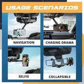 Rotating mount for navigation on car rearview mirror. - NexoEden