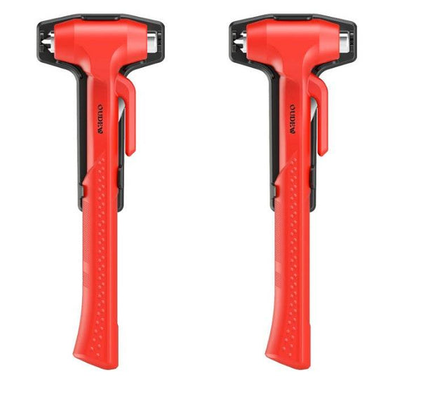 Safety hammer for breaking glass and cutting seatbelts. - NexoEden