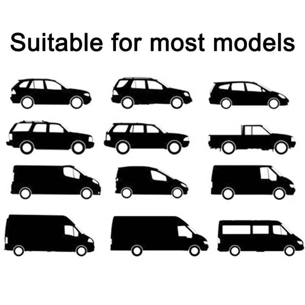 CAER Foldable Car Roof Rack Step Car Door Step Universal Latch Hook Auxiliary Walking Foot Pedal Aluminium Alloy Safety Hammer - NexoEden