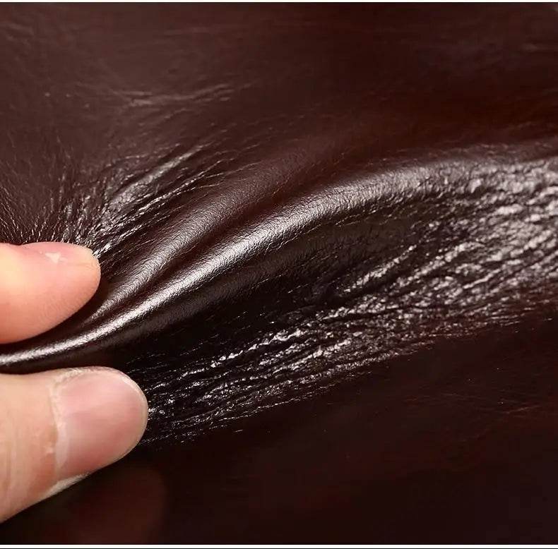 ManBang Brand Luxury Men's Wallet Genuine Leather Purse Vertical Driver's License First Layer Cowhide Multi-Function Card Bag - NexoEden