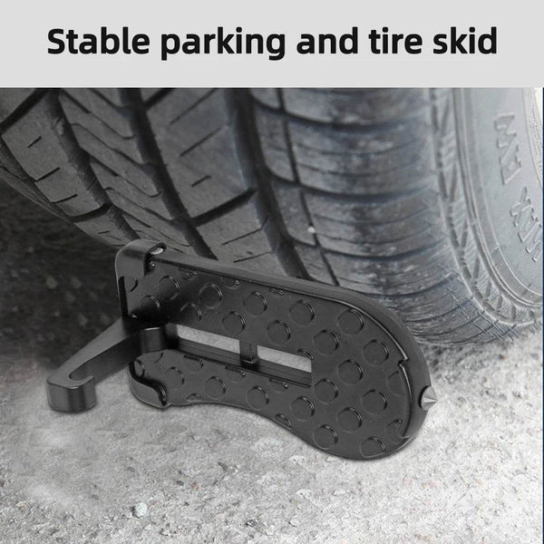 CAER Foldable Car Roof Rack Step Car Door Step Universal Latch Hook Auxiliary Walking Foot Pedal Aluminium Alloy Safety Hammer - NexoEden