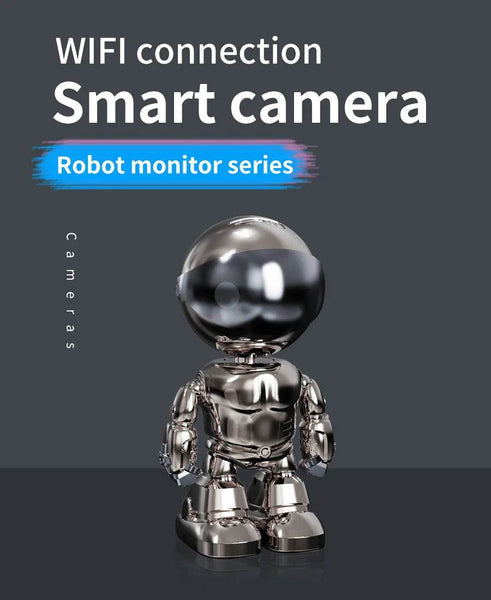 2MP 1080P Wireless WIFI Robot IP Camera AI Humanoid Auto Tracking Motion Detection 360 Degree PTZ CCTV Baby Monitor - NexoEden