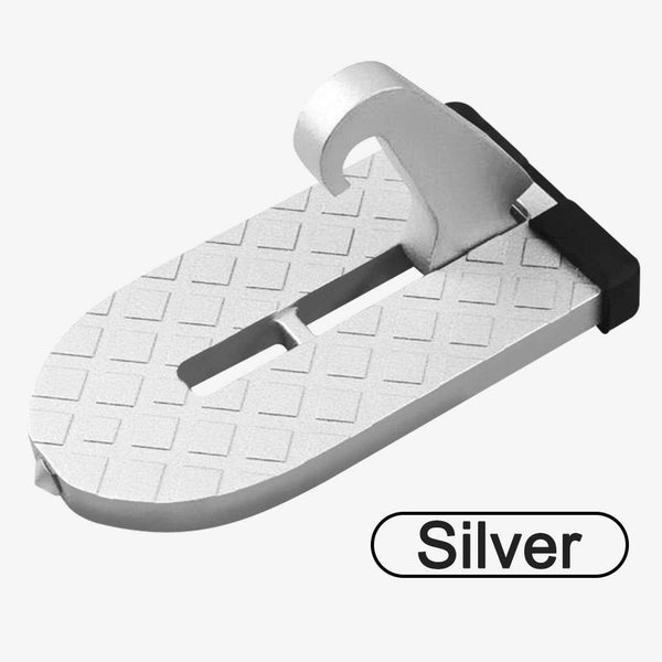 CAER Foldable Car Roof Rack Step Car Door Step Universal Latch Hook Auxiliary Walking Foot Pedal Aluminium Alloy Safety Hammer - NexoEden