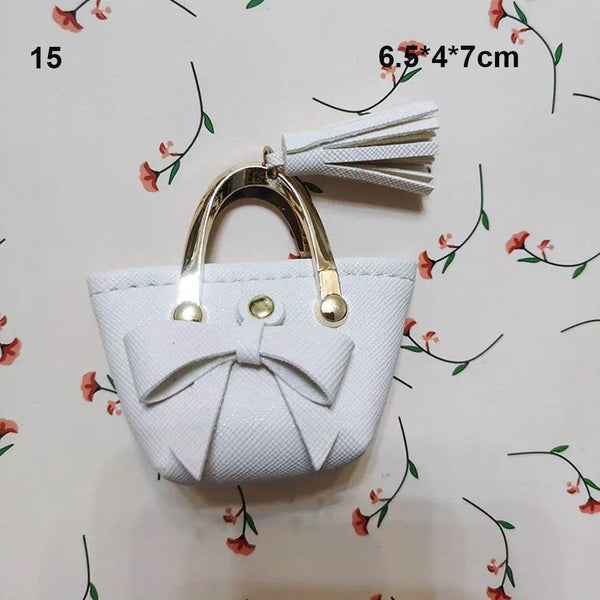 1/6 Doll Accessories Doll Handbag Lady PU Leather Bag Purse Accessories Dollhouse Kids Toys Party Favors Playing House Toys - NexoEden