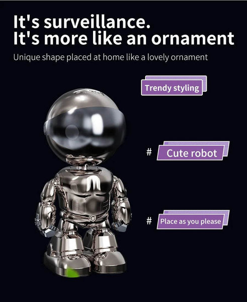 2MP 1080P Wireless WIFI Robot IP Camera AI Humanoid Auto Tracking Motion Detection 360 Degree PTZ CCTV Baby Monitor - NexoEden