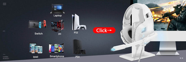 Pink K2 Gaming Headphone With HD Mic PS5 Wired Headset For Gamer Girls 3D Surround Sound Over-Ear Headphone For PC - NexoEden