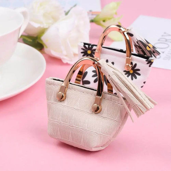 1/6 Doll Accessories Doll Handbag Lady PU Leather Bag Purse Accessories Dollhouse Kids Toys Party Favors Playing House Toys - NexoEden