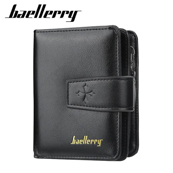 New Business Men Wallets Zipper Card Holder High Quality Male Purse New PU Leather Vintage Coin Holder Men Wallets - NexoEden