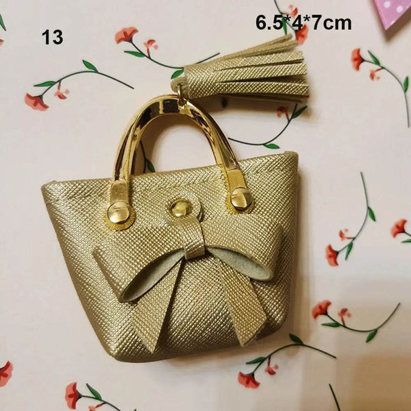 1/6 Doll Accessories Doll Handbag Lady PU Leather Bag Purse Accessories Dollhouse Kids Toys Party Favors Playing House Toys - NexoEden