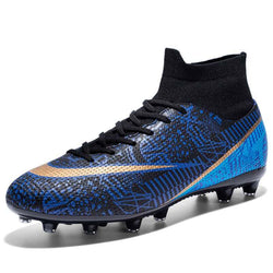 Firm Ground Football Boots, Breathable and High-Cut. - NexoEden