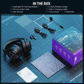 EKSA E5000 BT 2.4GHz Wireless Headphones Bluetooth 5.3 Gaming Headset Gamer with ENC Noise Cancelling Mic for PC/PS5/Xbox, 100H - NexoEden