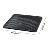New Car Dashboard Sticky Black Anti-Slip PVC Mat Auto Phone Holder Non-Slip Sticky Gel Pad 3 Size are black - NexoEden