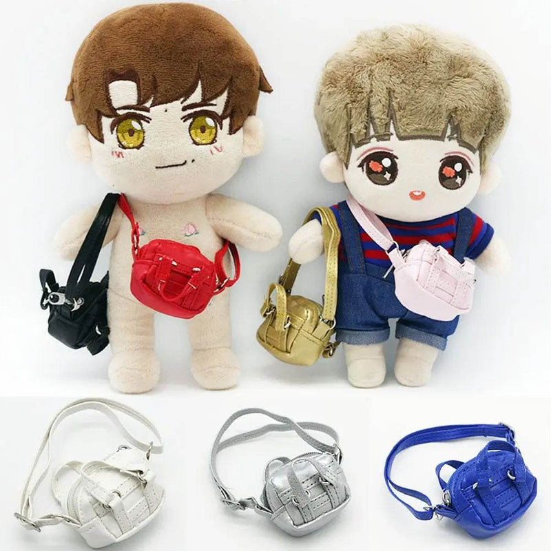 For 1/6 1/8 1/12 BJD Dolls Backpack Blyth OB11 Bags Dolls Accessories Vest Bag PU Leather Belt Bag Purse Dollhouse Kids Toys - NexoEden