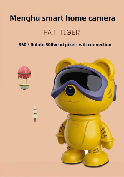 5MP Robot HD WIFI Mini IP Cameras Home Security Robot Camera PTZ Monitor Audio Video Security Surveillance 1080P Baby Monitor - NexoEden