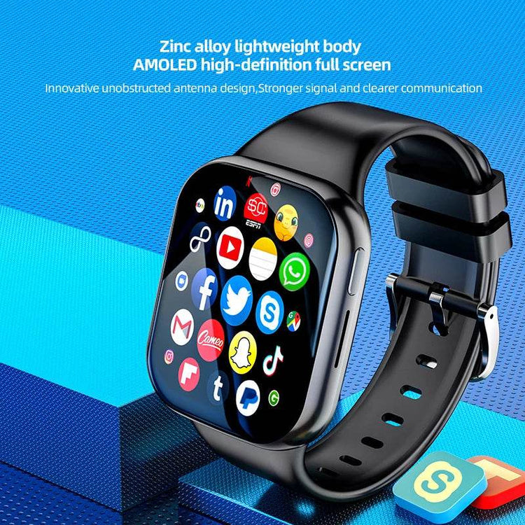 4G Smartwatch Android 2024 Heart Rate GPS HD Camera 2G 4G SIM Card WIFI Wireless Fast Internet Access Smart Watch for Men Women - NexoEden