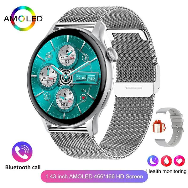 2024 True AMOLED Smart Watch Ladies Screen Always Show Time 466*466 HD Health Tracker Voice Calling Smartwatch Women For Xiaomi - NexoEden