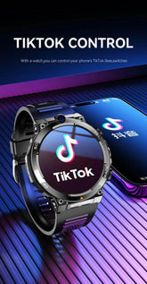 4G LTE Smartwatch 2024 Android os GPS Video Voice Wi-Fi Call Messaging HD Dual Cameras 4G Sim Card WIFI Men&