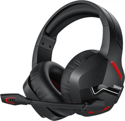 BINNUNE BW01 Wireless Gaming Headset for PC PS4 PS5 Playstation 4 5, 2.4G Wireless Bluetooth USB Gamer Headphones with Mic - NexoEden