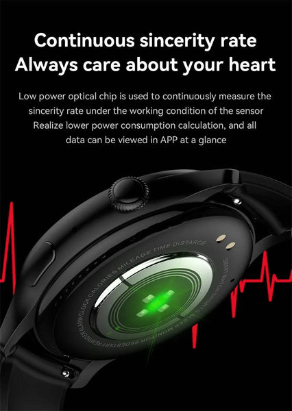 2024 True AMOLED Smart Watch Ladies Screen Always Show Time 466*466 HD Health Tracker Voice Calling Smartwatch Women For Xiaomi - NexoEden