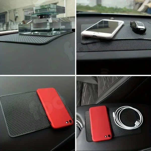 Car Panel Anti Slip Mat, Sticky PVC Pads, Sunglasses Holder, Car Interior Style, Heat Resistant, Phone - NexoEden