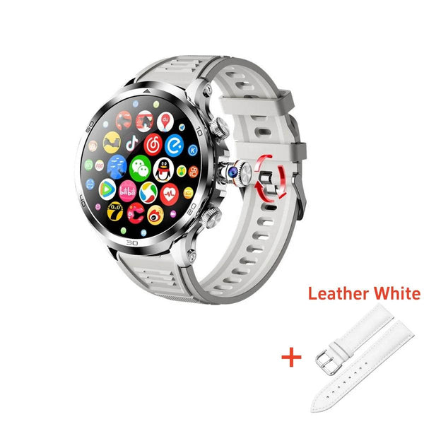 NEW Arrival H19 4G Full Netcom Smartwatch Android 9.0 With 1.95 inch Amoled Screen 900W Rotating Camera GPS WIFI Smart Watch Men - NexoEden
