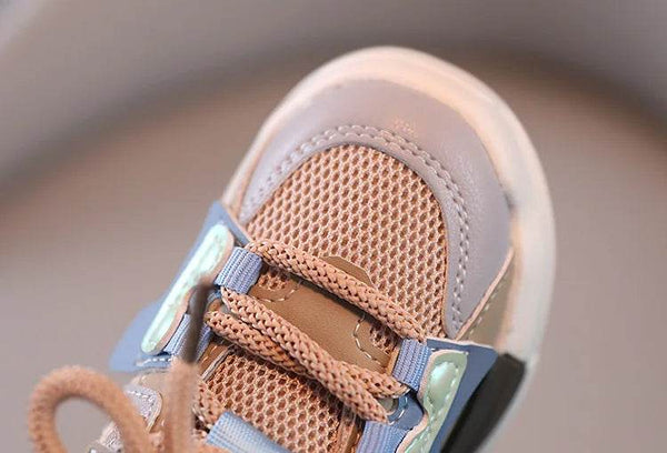 Spring Children Girl Pink Shoes Autumn Mesh Breathable Kids Sneakers for 5-18 Yrs Boy Lightweight Running Shoe Walking Soft - NexoEden