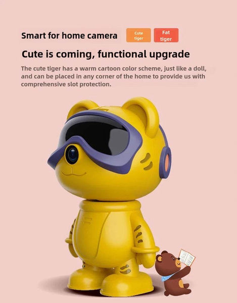 5MP Robot HD WIFI Mini IP Cameras Home Security Robot Camera PTZ Monitor Audio Video Security Surveillance 1080P Baby Monitor - NexoEden