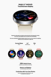 New 2025 Zeblaze LILY 2 Voice Calling Female Smartwatch Double Strap 1.2" HD AMOLED Display Health Monitoring Sports Smart Watch NexoEden