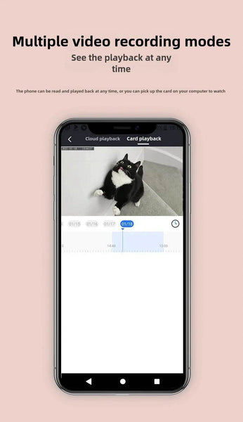 5MP Robot HD WIFI Mini IP Cameras Home Security Robot Camera PTZ Monitor Audio Video Security Surveillance 1080P Baby Monitor - NexoEden