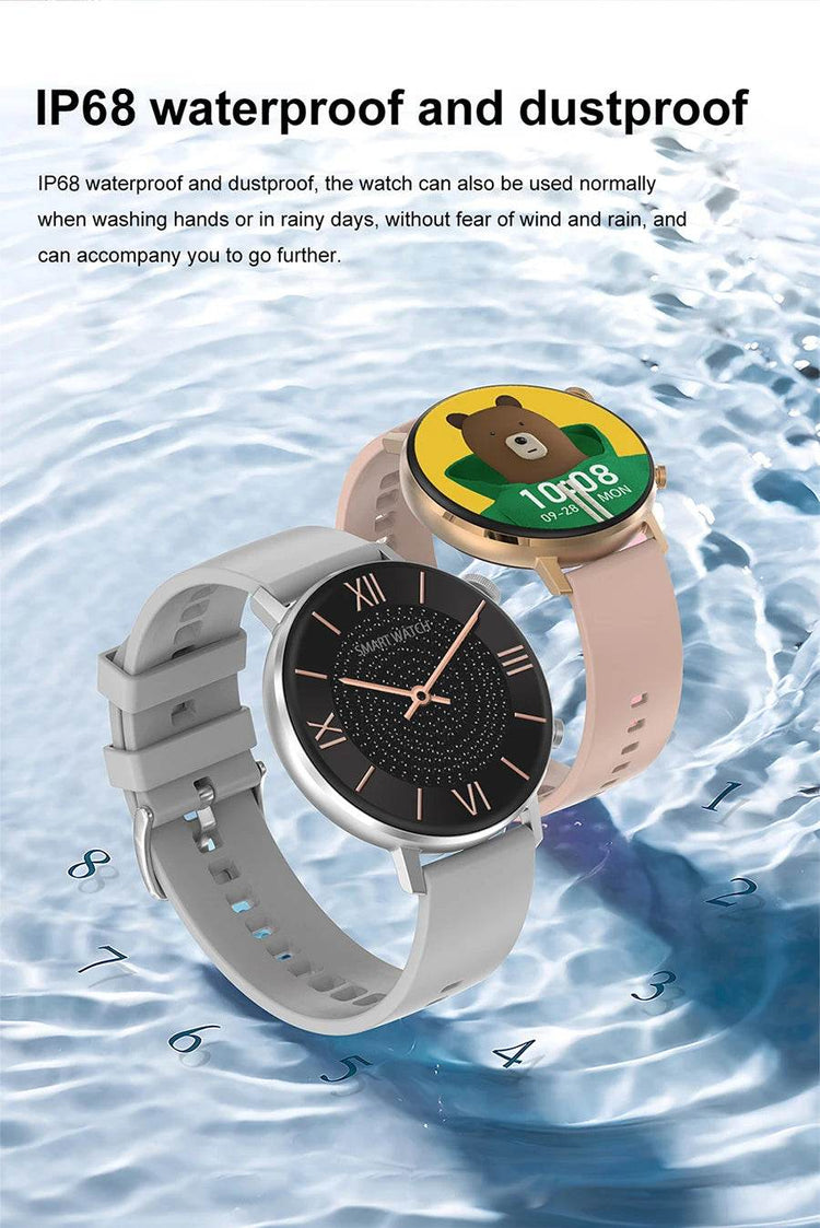 For XIAOMI HD Bluetooth Call Watch 2024 ECG Smart Watch Women AMOLED 360*360 HD Display Clock Sports IP68 Waterproof Smartwatch - NexoEden