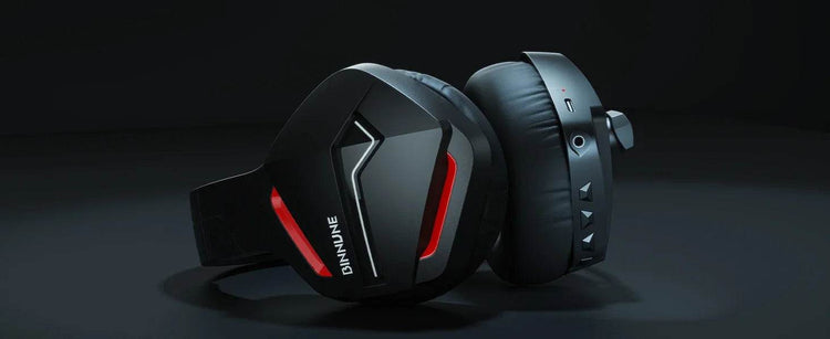 BINNUNE BW01 Wireless Gaming Headset with Mic for PC PS4 PS5 2.4G Bluetooth USB Gamer Headphones with Mic for Laptop Computer - NexoEden