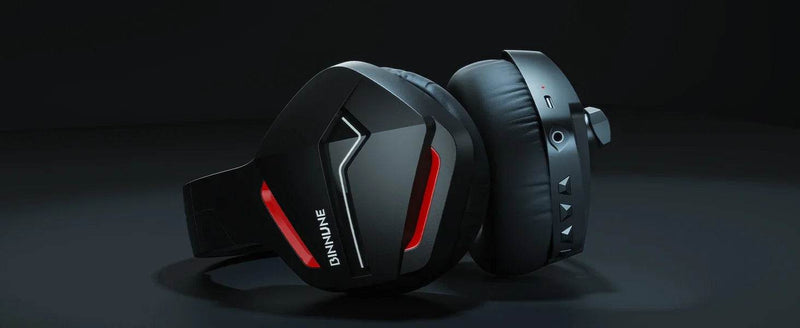BINNUNE BW01 Wireless Gaming Headset with Mic for PC PS4 PS5 2.4G Bluetooth USB Gamer Headphones with Mic for Laptop Computer - NexoEden
