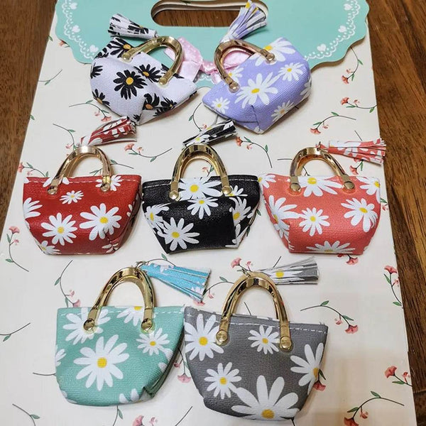 1/6 Doll Accessories Doll Handbag Lady PU Leather Bag Purse Accessories Dollhouse Kids Toys Party Favors Playing House Toys - NexoEden
