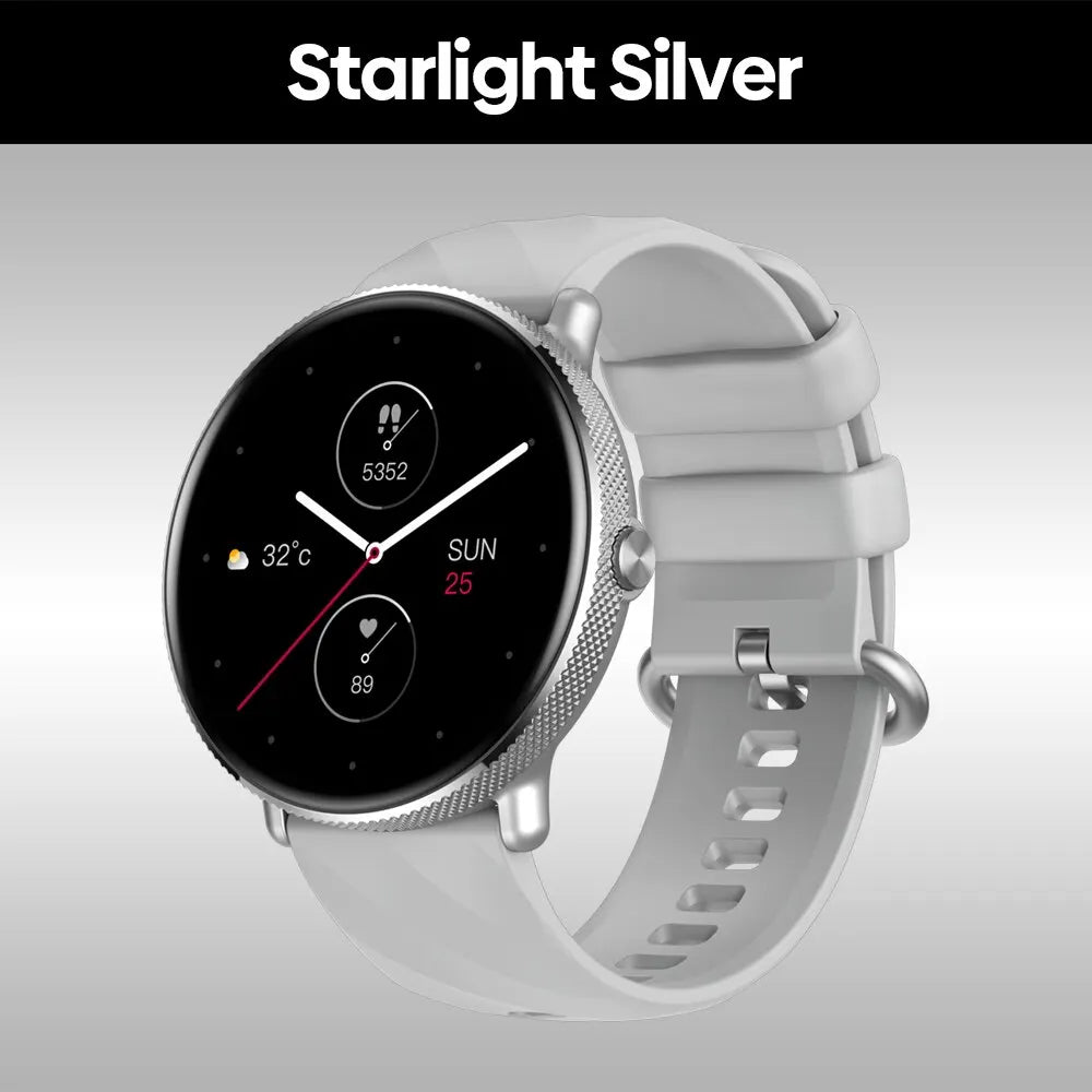 Zeblaze GTR 3 Pro Voice Calling Smart Watch 1.43" AMOLED Display 316L Stainless Steel Frame Fitness Tracking Smartwatch NexoEden