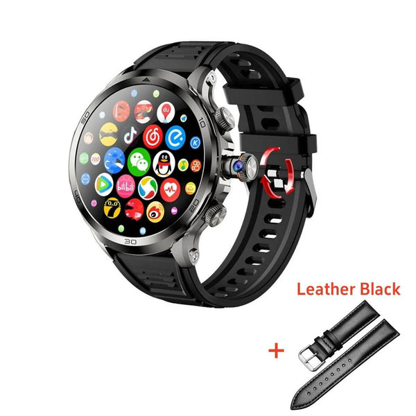 NEW Arrival H19 4G Full Netcom Smartwatch Android 9.0 With 1.95 inch Amoled Screen 900W Rotating Camera GPS WIFI Smart Watch Men - NexoEden