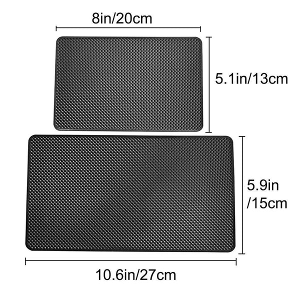 Car Dashboard Non Slip Grip Sticky Pad Mobile Phone Holder Mat Anti-Skid Silicone Auto Interior Accessories - NexoEden