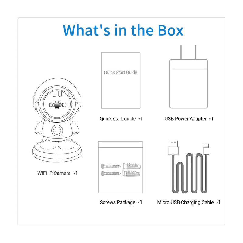 ESCAM PT203 3MP 1296P iCam365 APP One Key Call WIFI IP Camera AI Humanoid Detection Home Security CCTV Baby Monitor - NexoEden