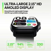 New Zeblaze Beyond 3 Pro GPS Smart Watch Built-in GPS & Route Import 2.15" AMOLED Display Make/Receive Phone Calls Smartwatch NexoEden
