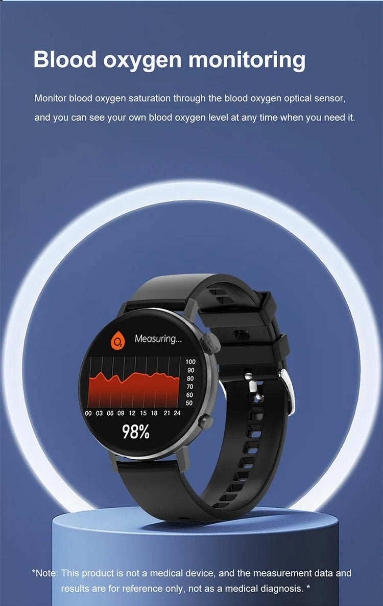 For XIAOMI HD Bluetooth Call Watch 2024 ECG Smart Watch Women AMOLED 360*360 HD Display Clock Sports IP68 Waterproof Smartwatch - NexoEden