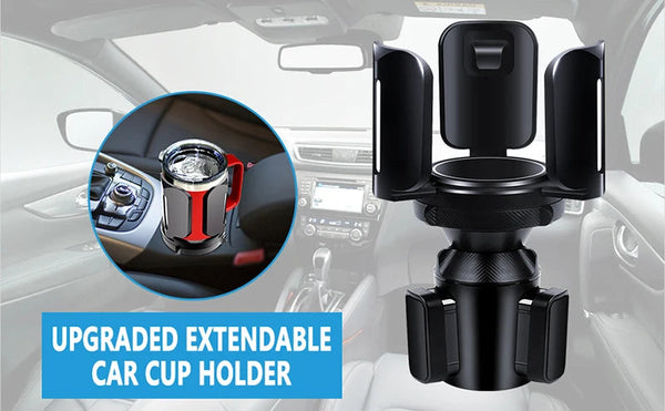 All Purpose Cup Holder Expander for Car Organizer Adapters Holders Universal Compatible with 2.56" to 5.51" NexoEden