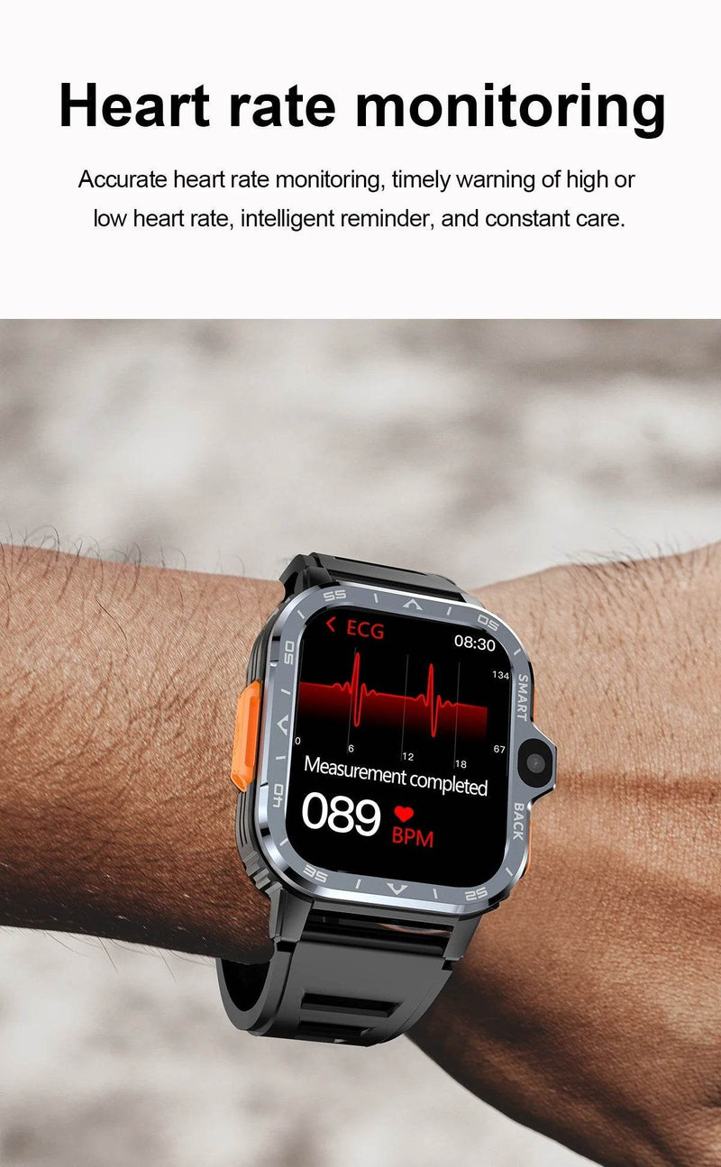 Valdus PGD Android Smart Watch Men GPS 16G/64G ROM Storage HD Dual Camera NFC 2G 4G SIM Card WIFI Wireless Fast Internet Access - NexoEden