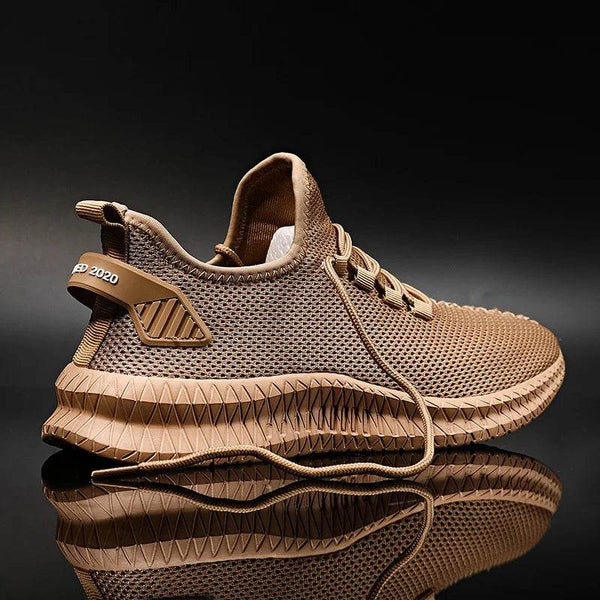 Men's Non-Slip Casual Sneakers Breathable Outdoor Jogging Training Hiking Sports Running Outdoor Women Weave Knit Lace Up Shoes - NexoEden