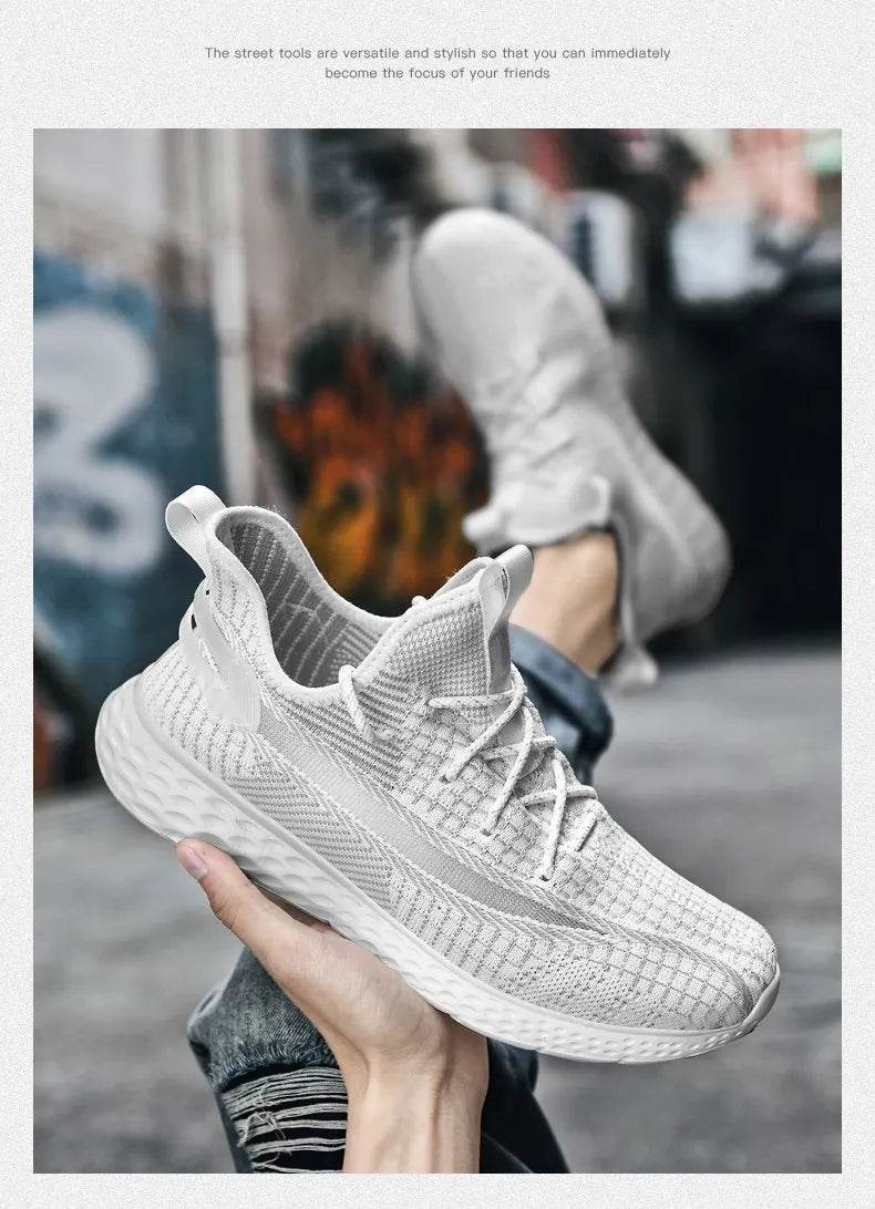 Xiaomi Youpin Sneakers Men Breathable Running Sport Non Slip Sole Fly Woven Mesh Casual Shoes Light Unisex Women Shoes 2022 New - NexoEden