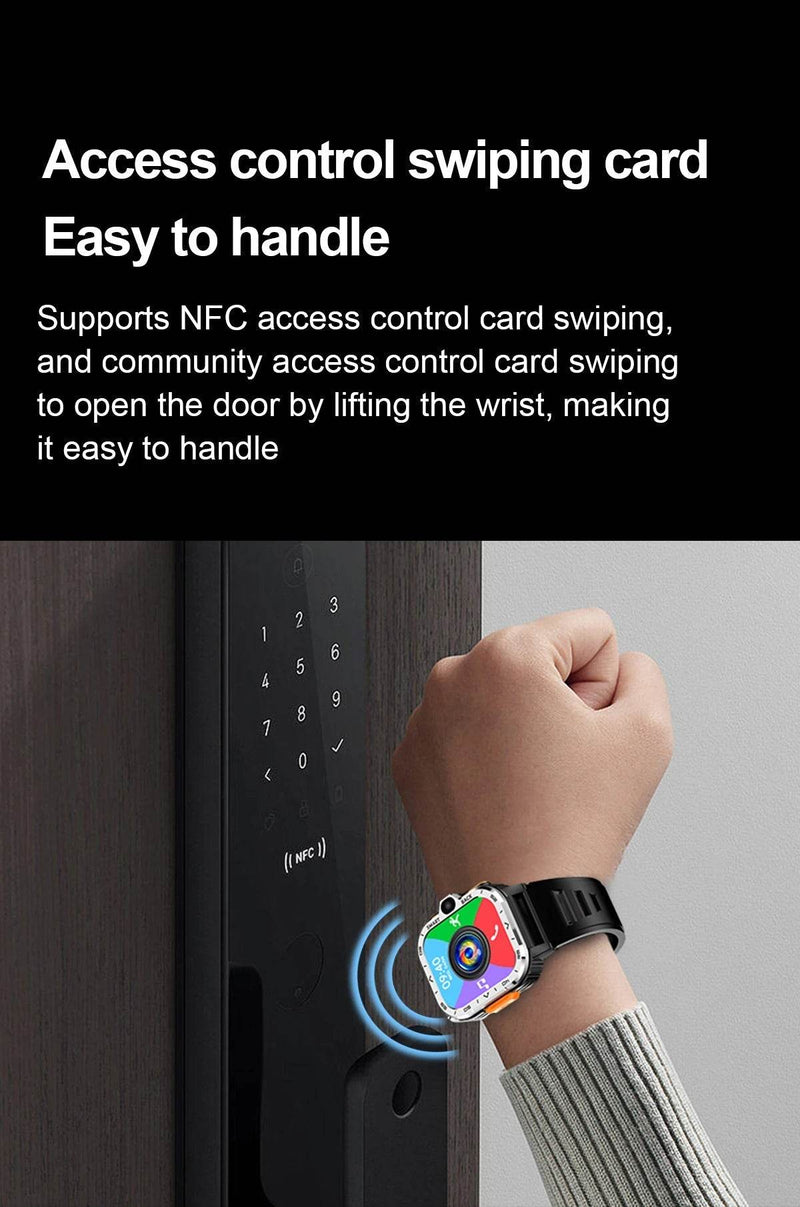 Valdus PGD Android Smart Watch Men GPS 16G/64G ROM Storage HD Dual Camera NFC 2G 4G SIM Card WIFI Wireless Fast Internet Access - NexoEden