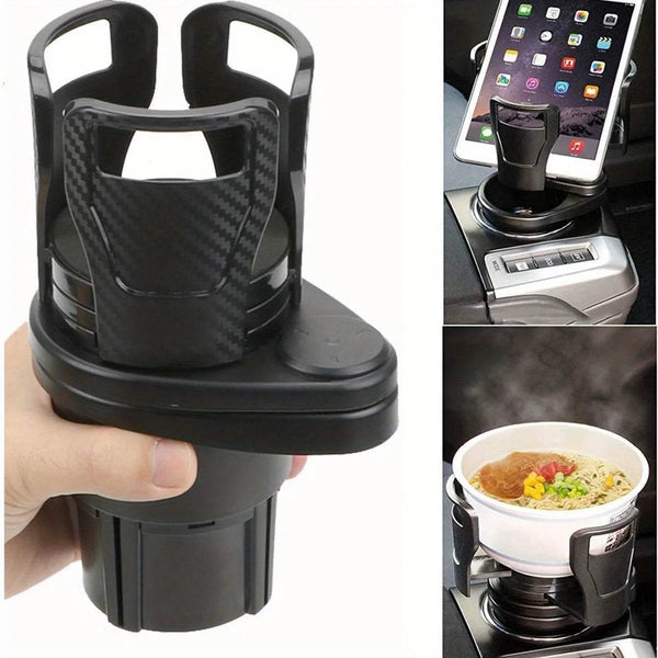 Car Cup Holder Expander For Car Adapter Adjustable Multifunctional Dual Cup Holder With Phone Holder Aromatherapy Organizer - NexoEden