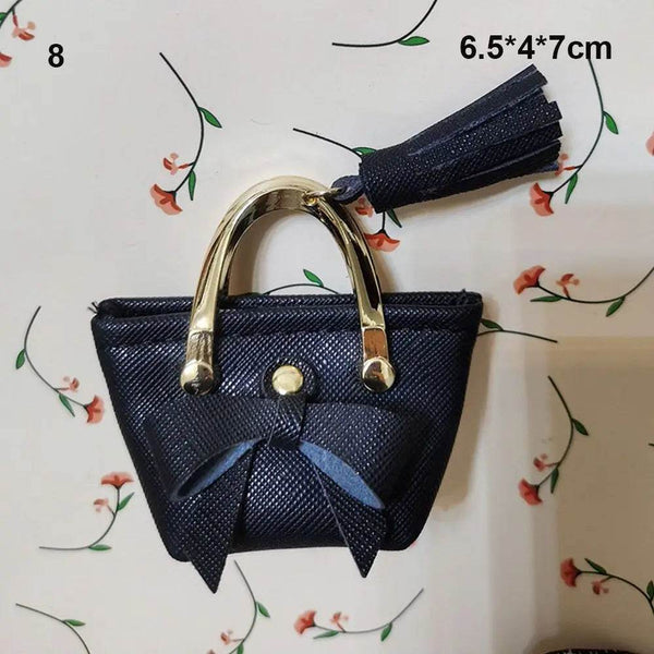 1/6 Doll Accessories Doll Handbag Lady PU Leather Bag Purse Accessories Dollhouse Kids Toys Party Favors Playing House Toys - NexoEden